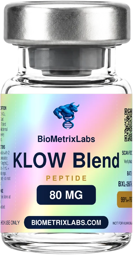 KLOW blend 80 mg research vial